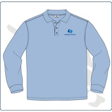 Polo manga larga