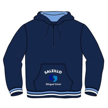 SUDADERA CAPUCHA INFANTIL COLEGIO SALZILLO